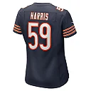 Zennovawear Women's Chicago Bears Jalen Harris Navy Team Game Jersey