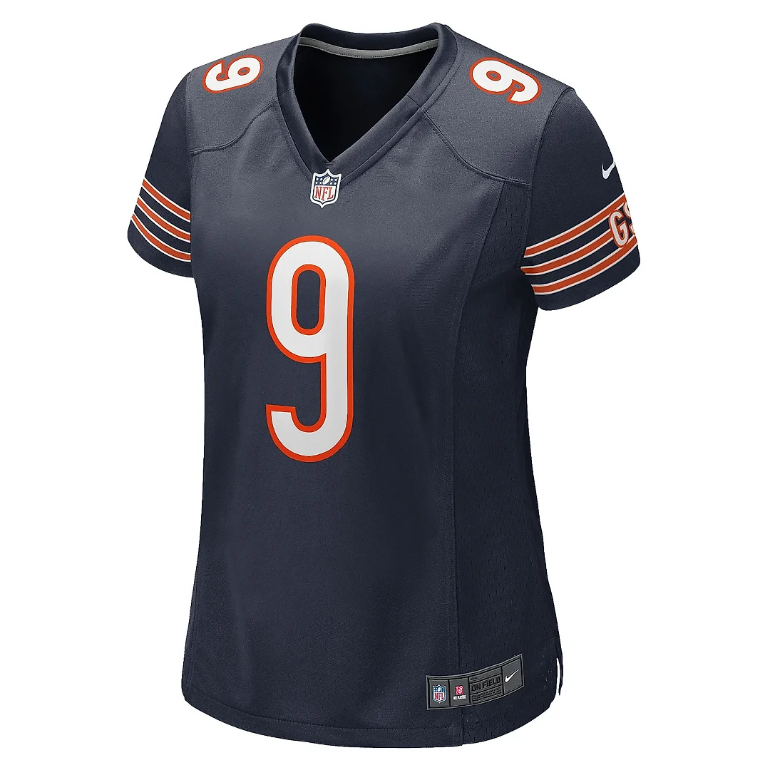 Zennovawear Women's Chicago Bears Jaquan Brisker Navy Game Player Jersey