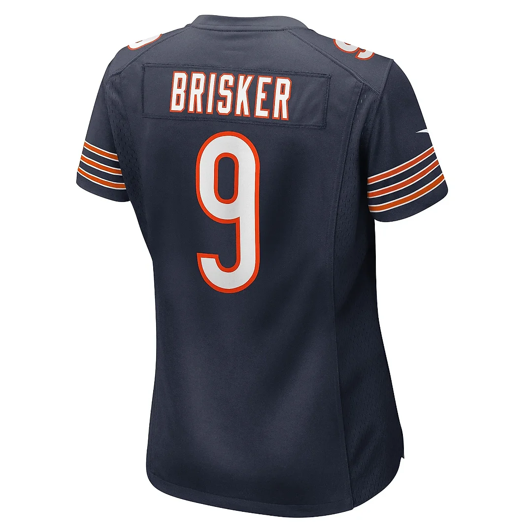 Zennovawear Women's Chicago Bears Jaquan Brisker Navy Game Player Jersey