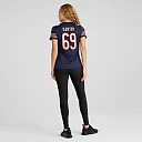 Zennovawear Women's Chicago Bears Ja'Tyre Carter Navy Game Player Jersey