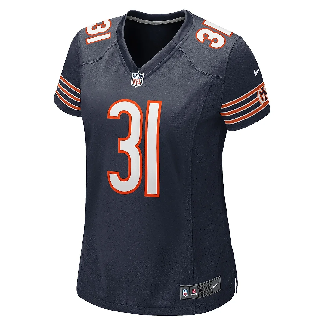 Zennovawear Women's Chicago Bears Jaylon Jones Navy Game Player Jersey