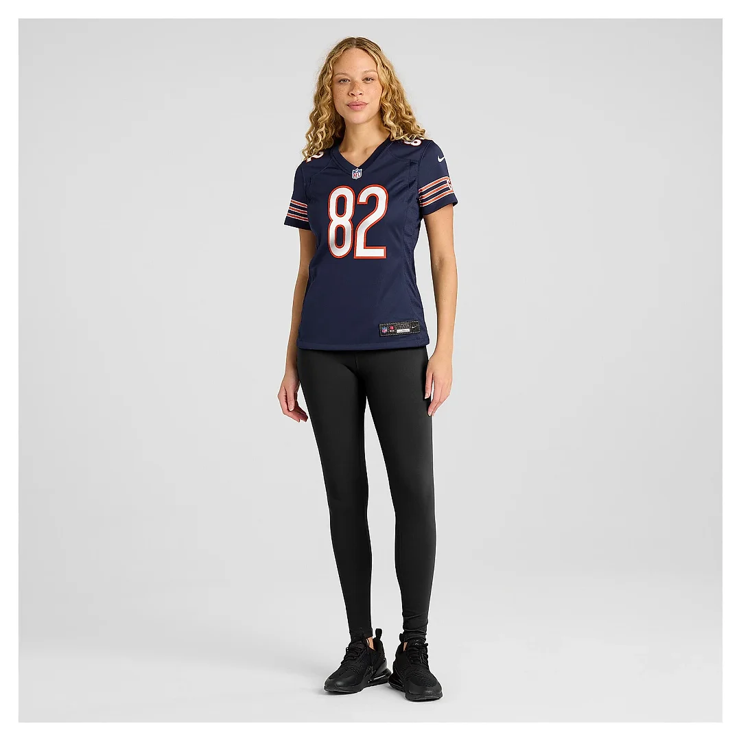 Zennovawear Women's Chicago Bears John Jackson Navy Game Jersey