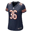 Zennovawear Women's Chicago Bears Jonathan Owens Navy Game Jersey