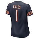 Zennovawear Women's Chicago Bears Justin Fields Navy Player Jersey