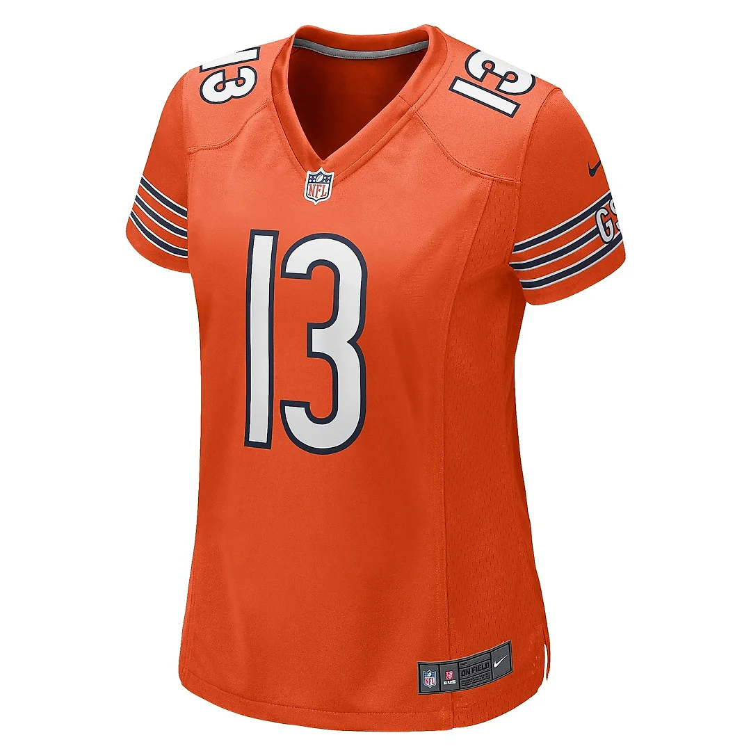 Zennovawear Women's Chicago Bears Keenan Allen Orange Alternate Game Jersey