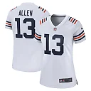 Zennovawear Women's Chicago Bears Keenan Allen White Alternate Game Jersey