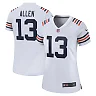 Zennovawear Women's Chicago Bears Keenan Allen White Alternate Game Jersey
