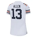 Zennovawear Women's Chicago Bears Keenan Allen White Alternate Game Jersey