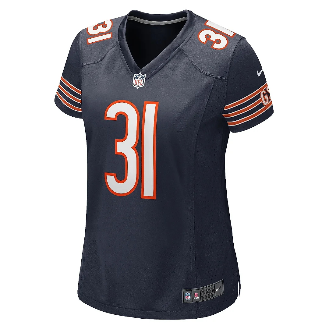 Zennovawear Women's Chicago Bears Kevin Byard III Navy Game Jersey