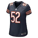 Zennovawear Women's Chicago Bears Khalid Kareem Navy Team Game Jersey