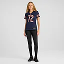 Zennovawear Women's Chicago Bears Kiran Amegadjie Navy Game Jersey