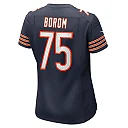 Zennovawear Women's Chicago Bears Larry Borom Navy Game Jersey