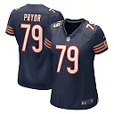 Zennovawear Women's Chicago Bears Matt Pryor Navy Game Jersey