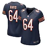 Zennovawear Women's Chicago Bears Nate Davis Navy Game Jersey