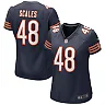 Zennovawear Women's Chicago Bears Patrick Scales Navy Game Jersey