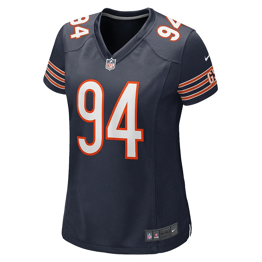 Zennovawear Women's Chicago Bears Rasheem Green Navy Game Jersey