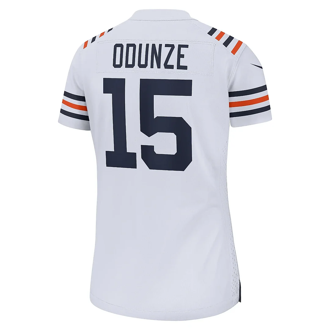Zennovawear Women's Chicago Bears Rome Odunze White Alternate Game Jersey