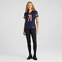 Zennovawear Women's Chicago Bears Ryan Bates Navy Game Jersey