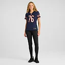 Zennovawear Women's Chicago Bears Teven Jenkins Navy Game Jersey