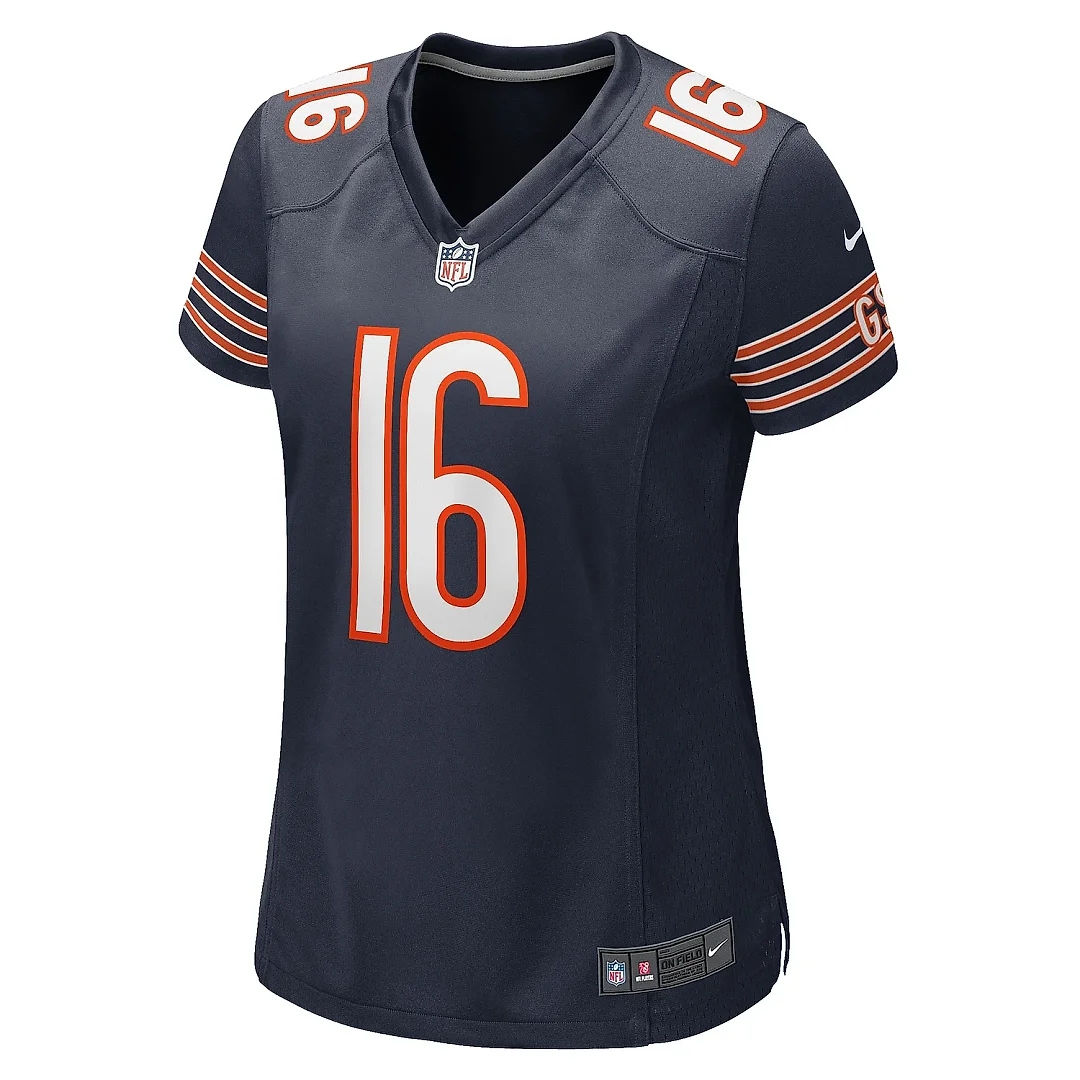 Zennovawear Women's Chicago Bears Trenton Gill Navy Game Player Jersey