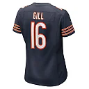 Zennovawear Women's Chicago Bears Trenton Gill Navy Game Player Jersey