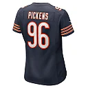 Zennovawear Women's Chicago Bears Zacch Pickens Navy Team Game Jersey