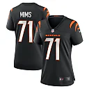Zennovawear Women's Cincinnati Bengals Amarius Mims Black Game Jersey