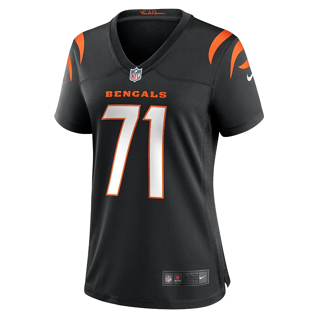Zennovawear Women's Cincinnati Bengals Amarius Mims Black Game Jersey