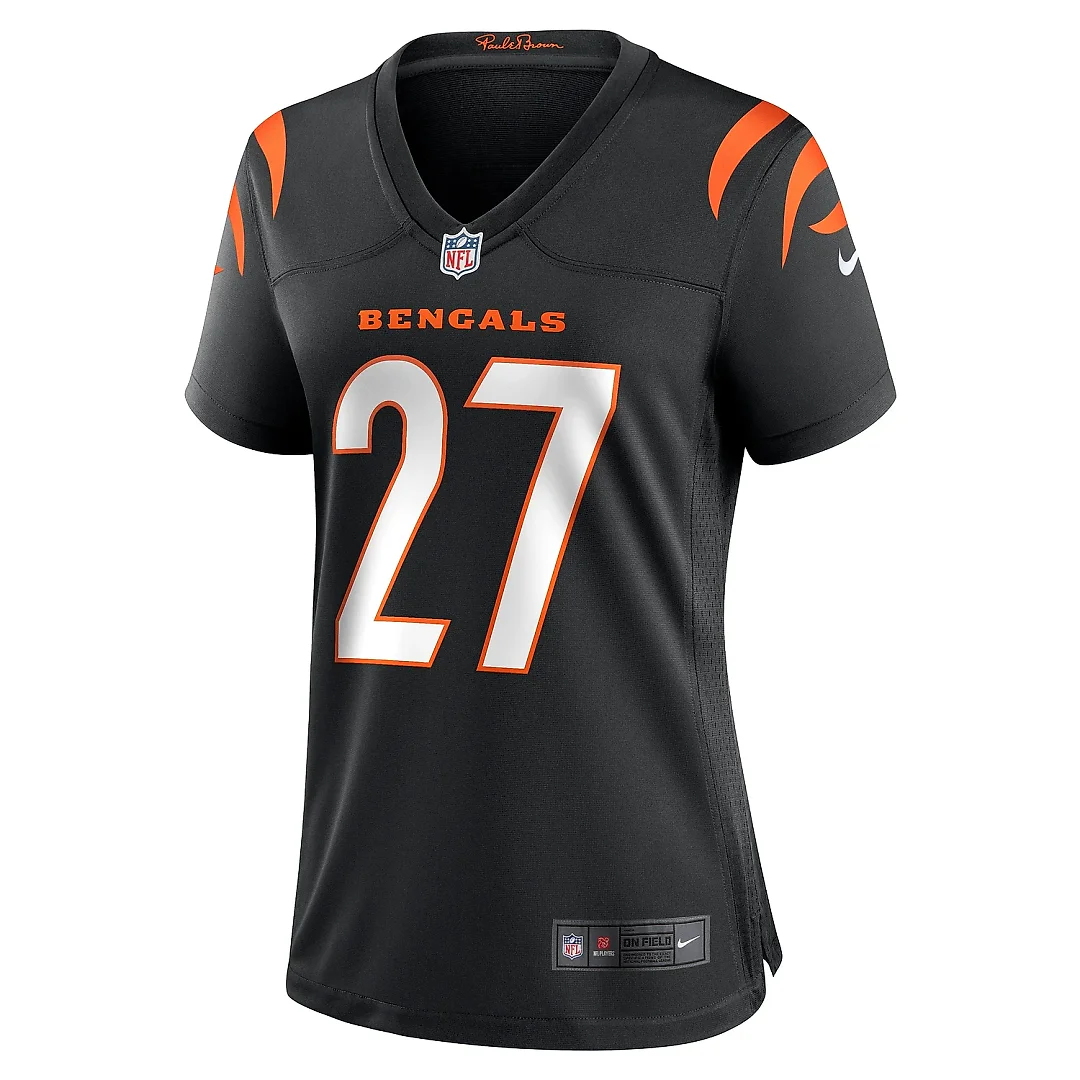 Zennovawear Women's Cincinnati Bengals Battle Black Team Game Jersey