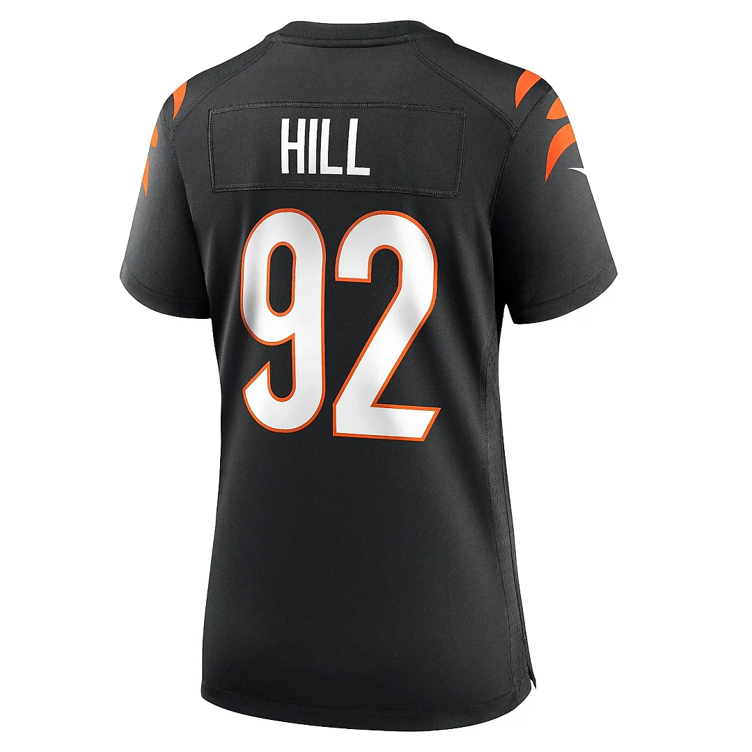 Zennovawear Women's Cincinnati Bengals B.J. Hill Black Game Jersey