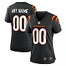 Zennovawear Women's Cincinnati Bengals Black Game Custom Jersey