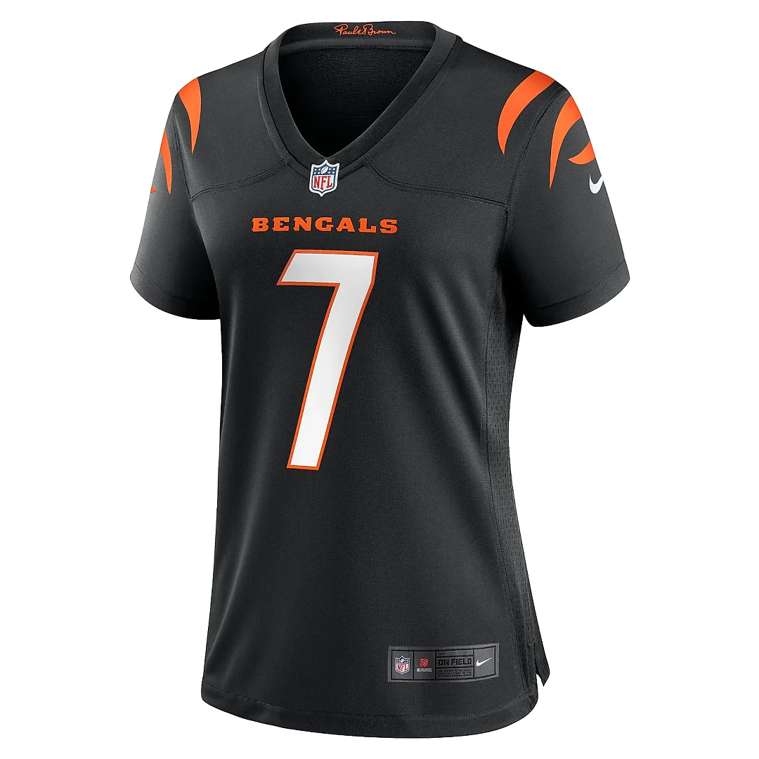 Zennovawear Women's Cincinnati Bengals Boomer Esiason Black Retired Player Jersey