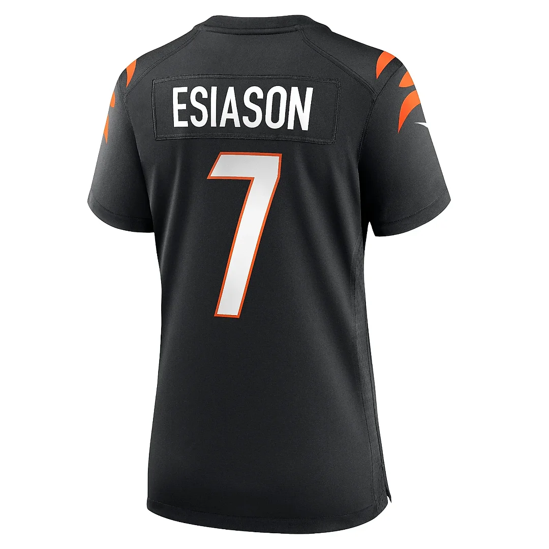Zennovawear Women's Cincinnati Bengals Boomer Esiason Black Retired Player Jersey