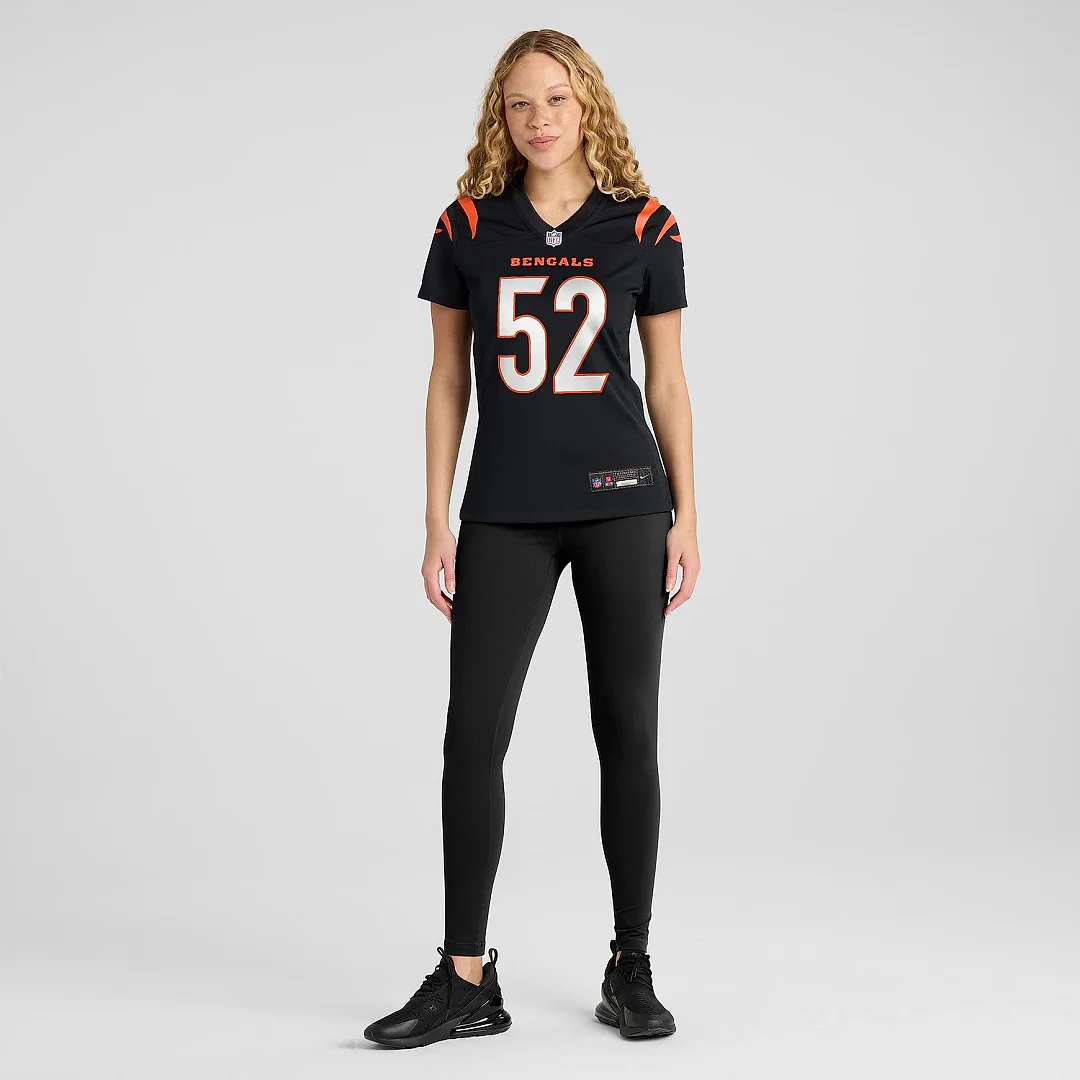 Zennovawear Women's Cincinnati Bengals Cedric Johnson Black Game Jersey