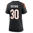 Zennovawear Women's Cincinnati Bengals Chase Brown Black Team Game Jersey