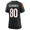 Zennovawear Women's Cincinnati Bengals Cris Collinsworth Black Team Retired Player Game Jersey