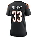 Zennovawear Women's Cincinnati Bengals Daijahn Anthony Black Game Jersey