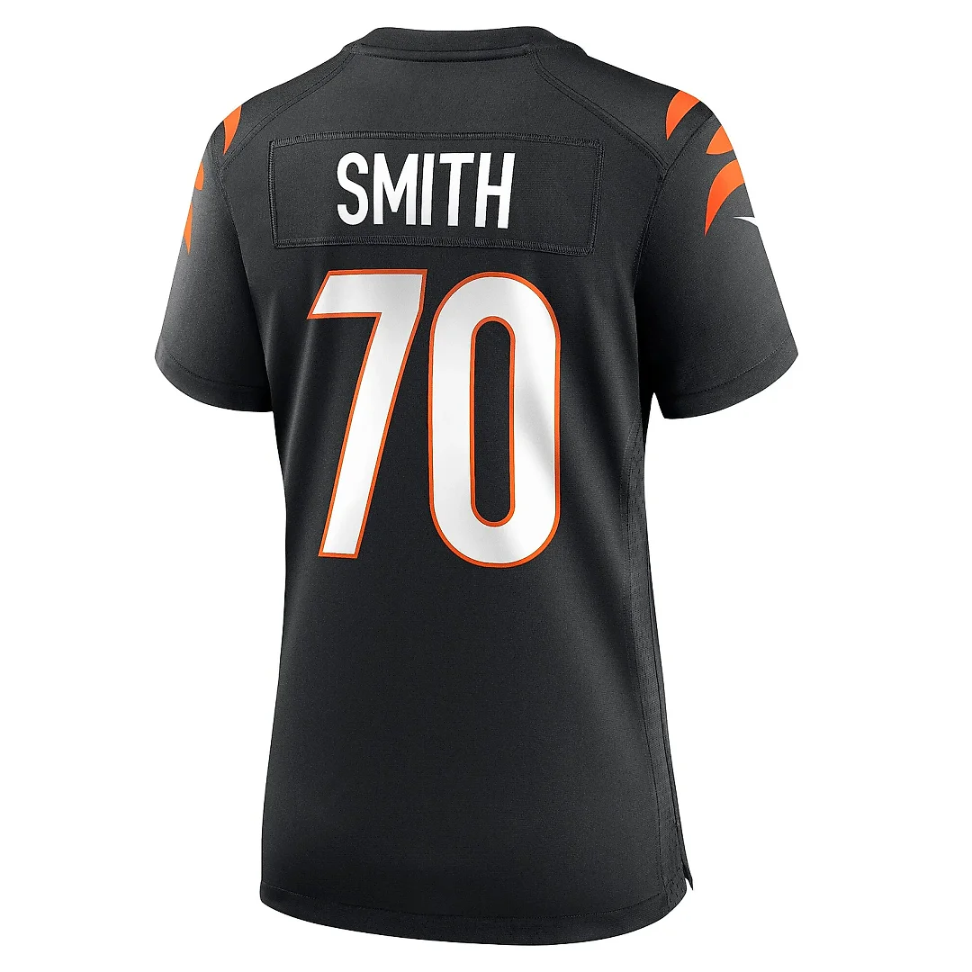 Zennovawear Women's Cincinnati Bengals D'Ante Smith Black Game Jersey