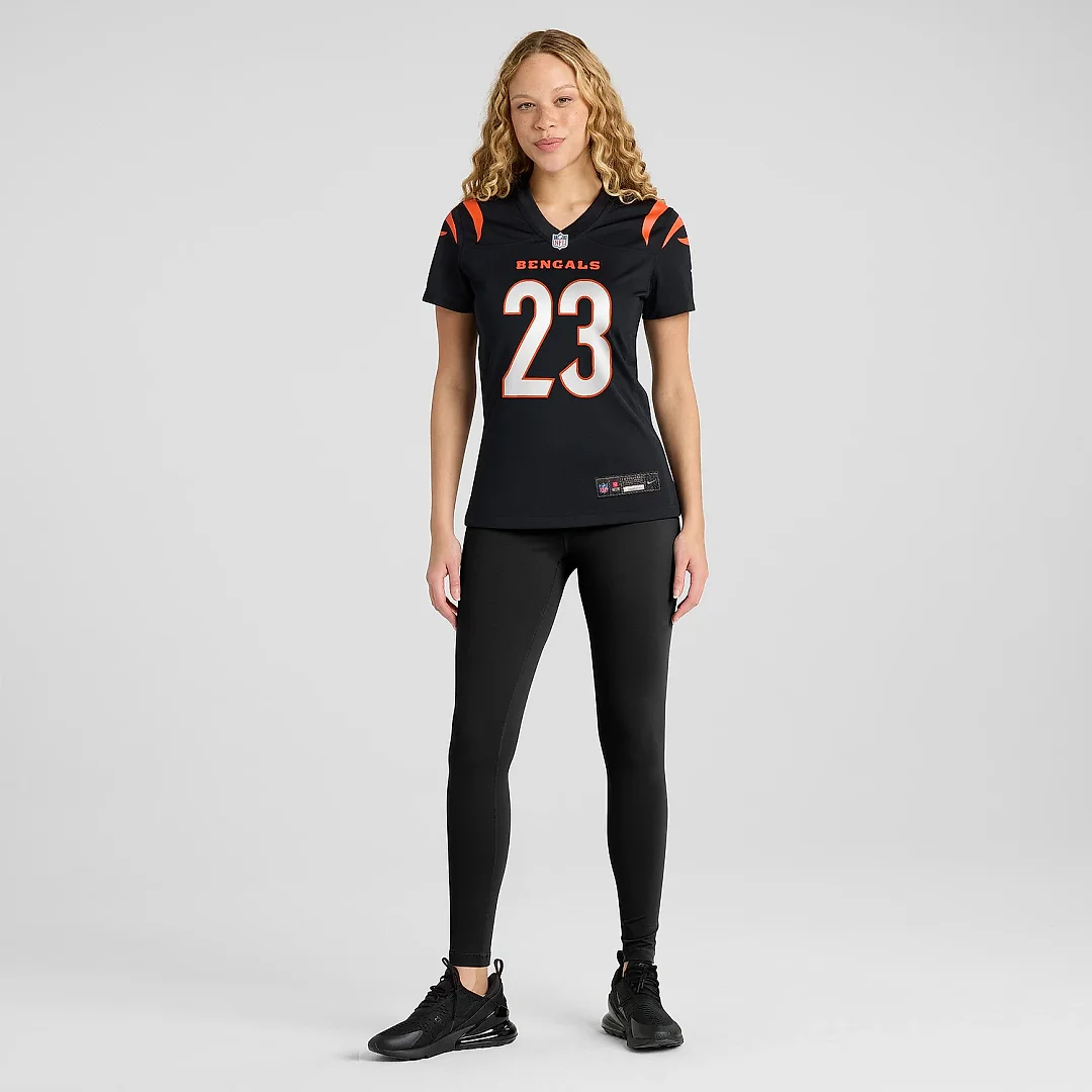 Zennovawear Women's Cincinnati Bengals Daxton Hill Black Player Game Jersey