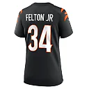 Zennovawear Women's Cincinnati Bengals Demetric Felton Jr. Black Team Game Jersey