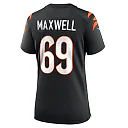 Zennovawear Women's Cincinnati Bengals Devonnsha Maxwell Black Team Game Jersey