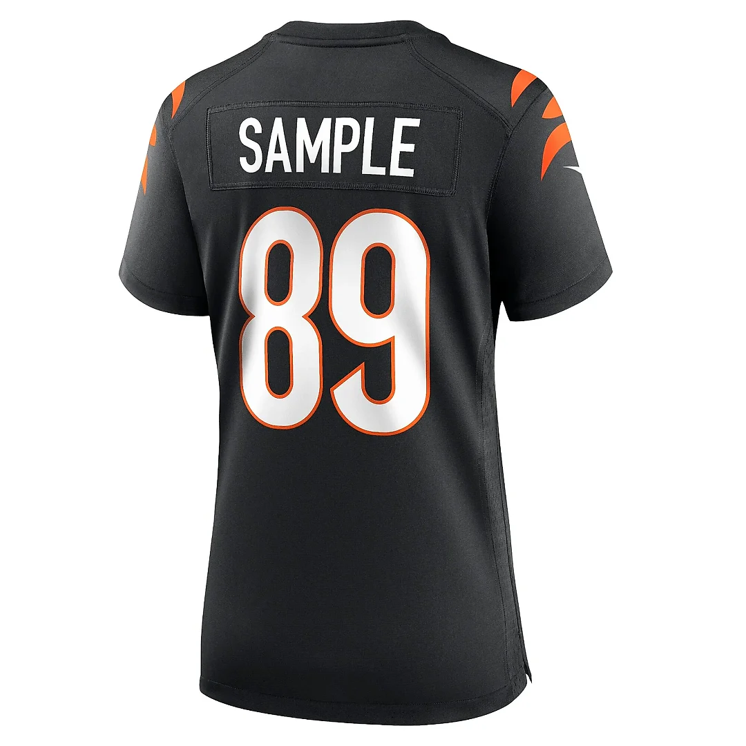 Zennovawear Women's Cincinnati Bengals Drew Sample Black Game Jersey