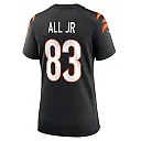 Zennovawear Women's Cincinnati Bengals Erick All Jr. Black Team Game Jersey