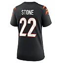 Zennovawear Women's Cincinnati Bengals Geno Stone Black Game Jersey
