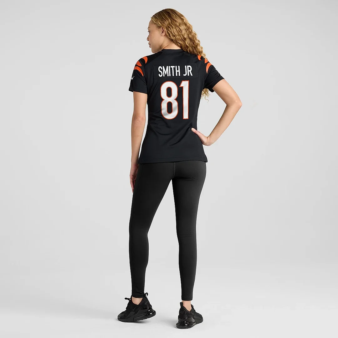 Zennovawear Women's Cincinnati Bengals Irv Smith Jr. Black Game Jersey