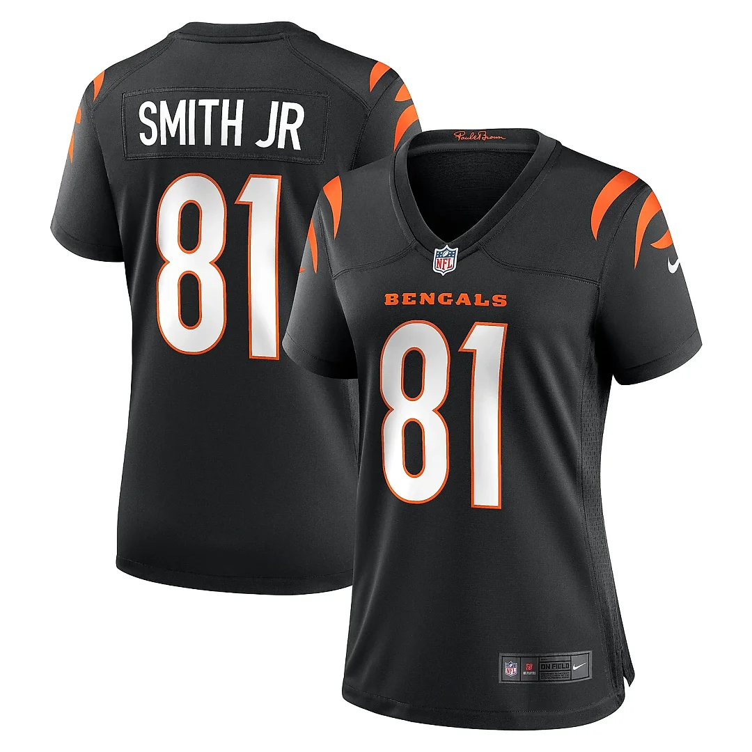 Zennovawear Women's Cincinnati Bengals Irv Smith Jr. Black Game Jersey