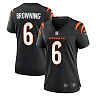 Zennovawear Women's Cincinnati Bengals Jake Browning Black Game Jersey