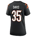 Zennovawear Women's Cincinnati Bengals Jalen Davis Black Game Player Jersey