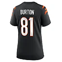 Zennovawear Women's Cincinnati Bengals Jermaine Burton Black Game Jersey
