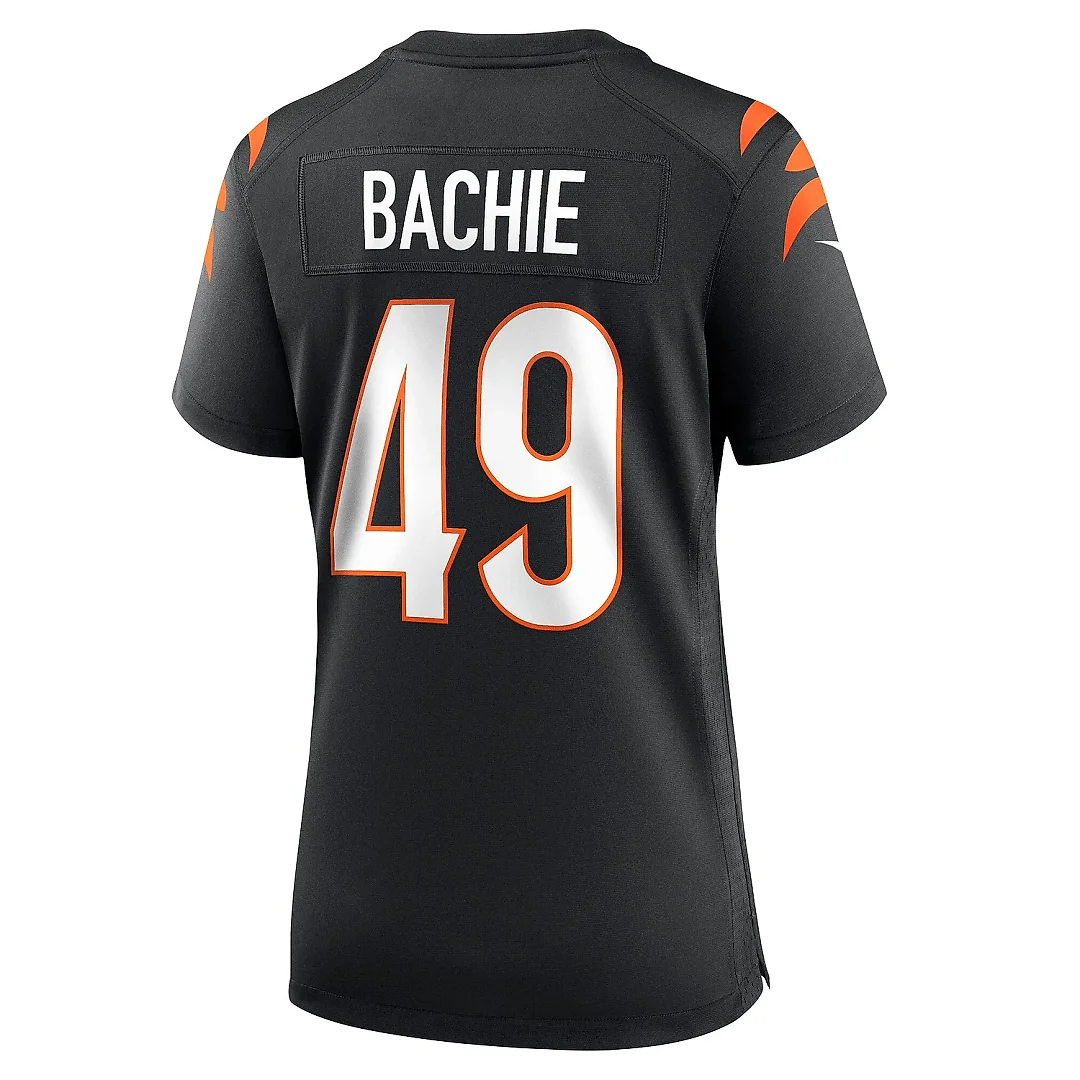 Zennovawear Women's Cincinnati Bengals Joe Bachie Black Game Jersey